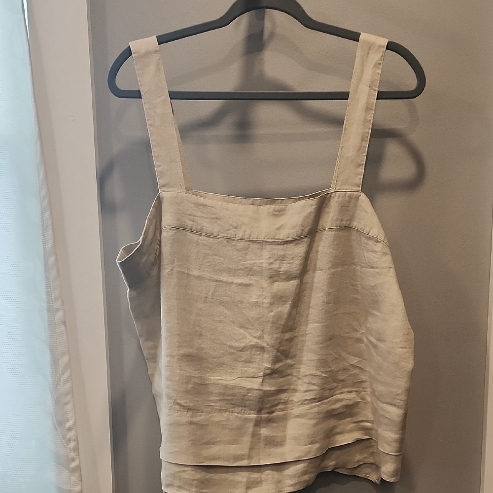 DKNY Light Tan Camisole Top